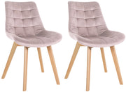 2er Set Stьhle Brook Samt