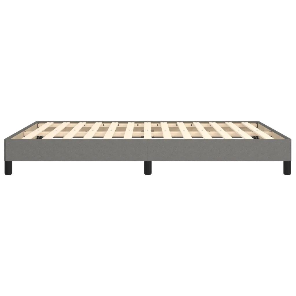 Giroletto senza Materasso Grigio Scuro 140x200 cm Tessuto 346721