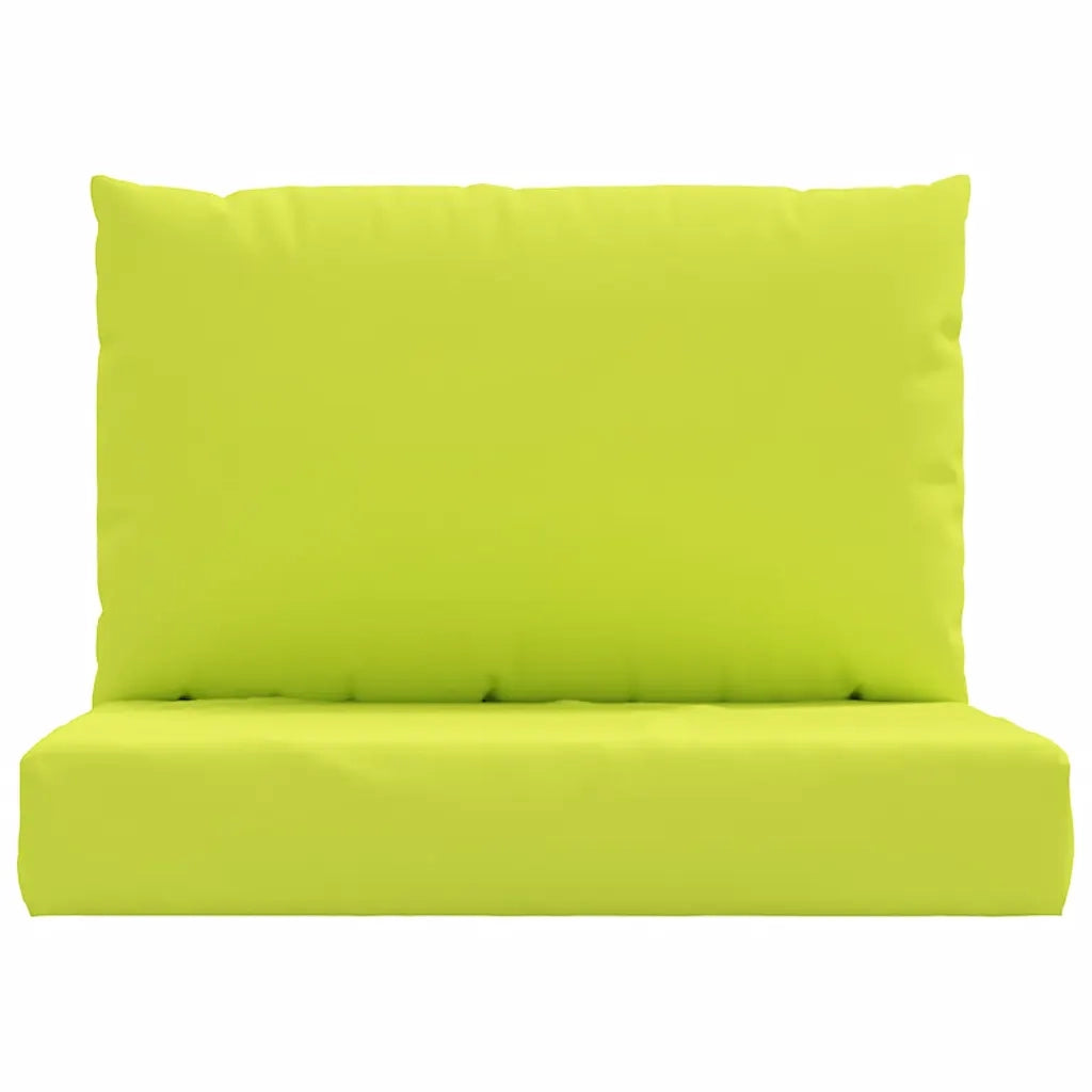 Cuscini per Pallet 2 pz Verde Intenso in Tessuto Oxford