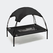 Lettino per cani 60 cm 15 kg max letto rialzato protezione solare S relax nero 16_0000533