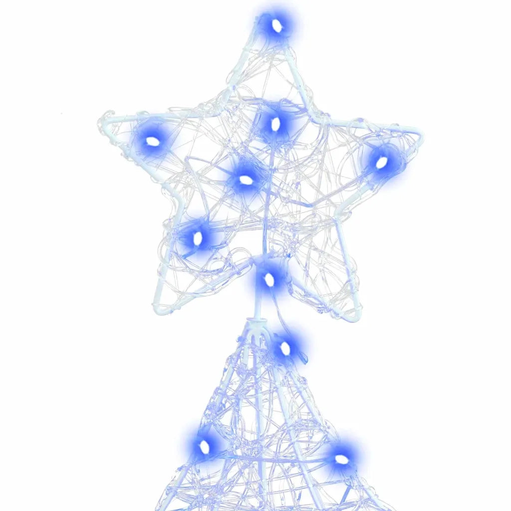 Albero di Natale con 160 LED Blu 150 cm Acrilico 42018979