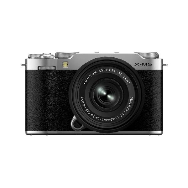 Fotocamera mirrorless fujifilm 4180323 x m5 kit xc 15 45mm silver