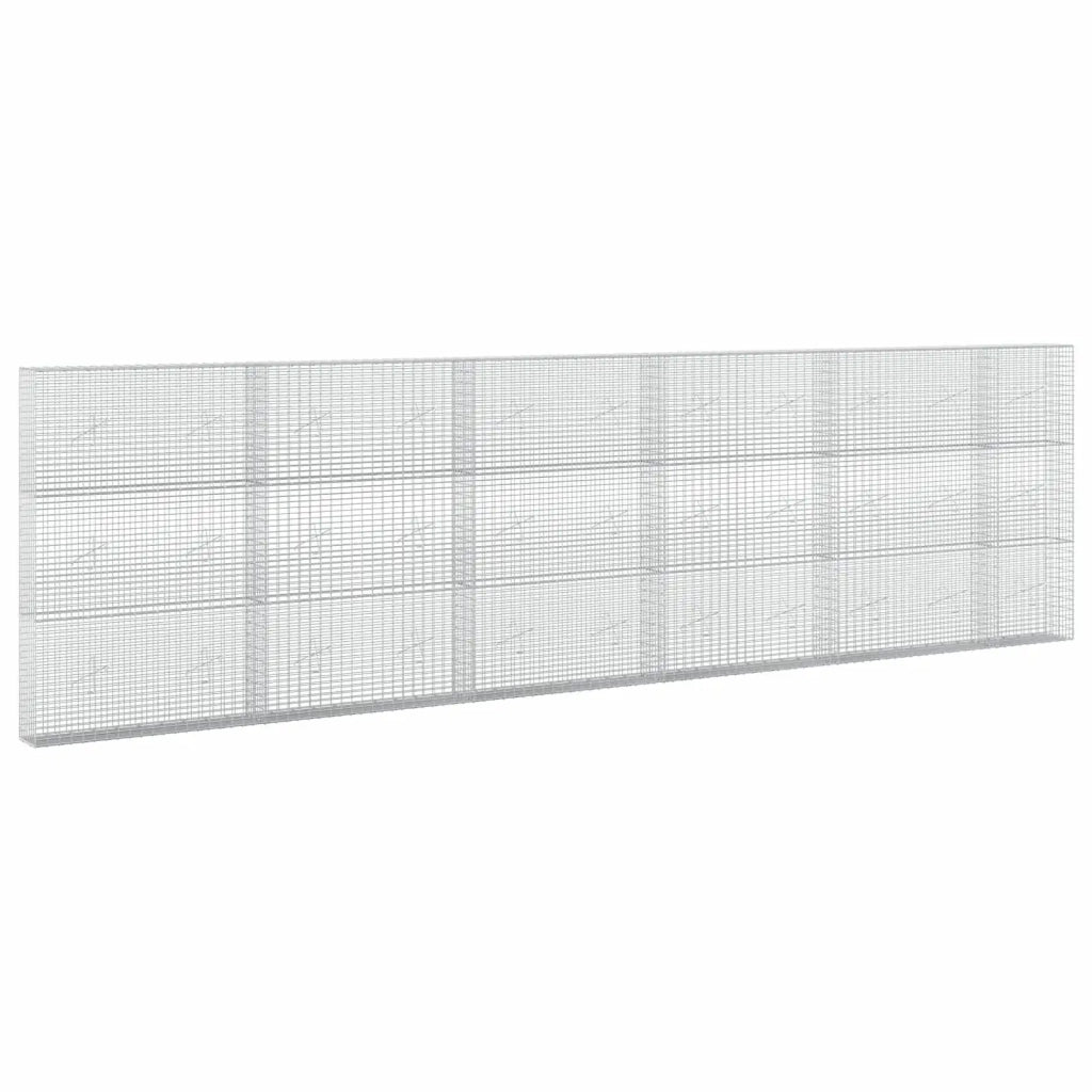 Gabione con Filo da 3,5 mm e Rete da 5x2,5 cm 550x20x150 cm 3461693