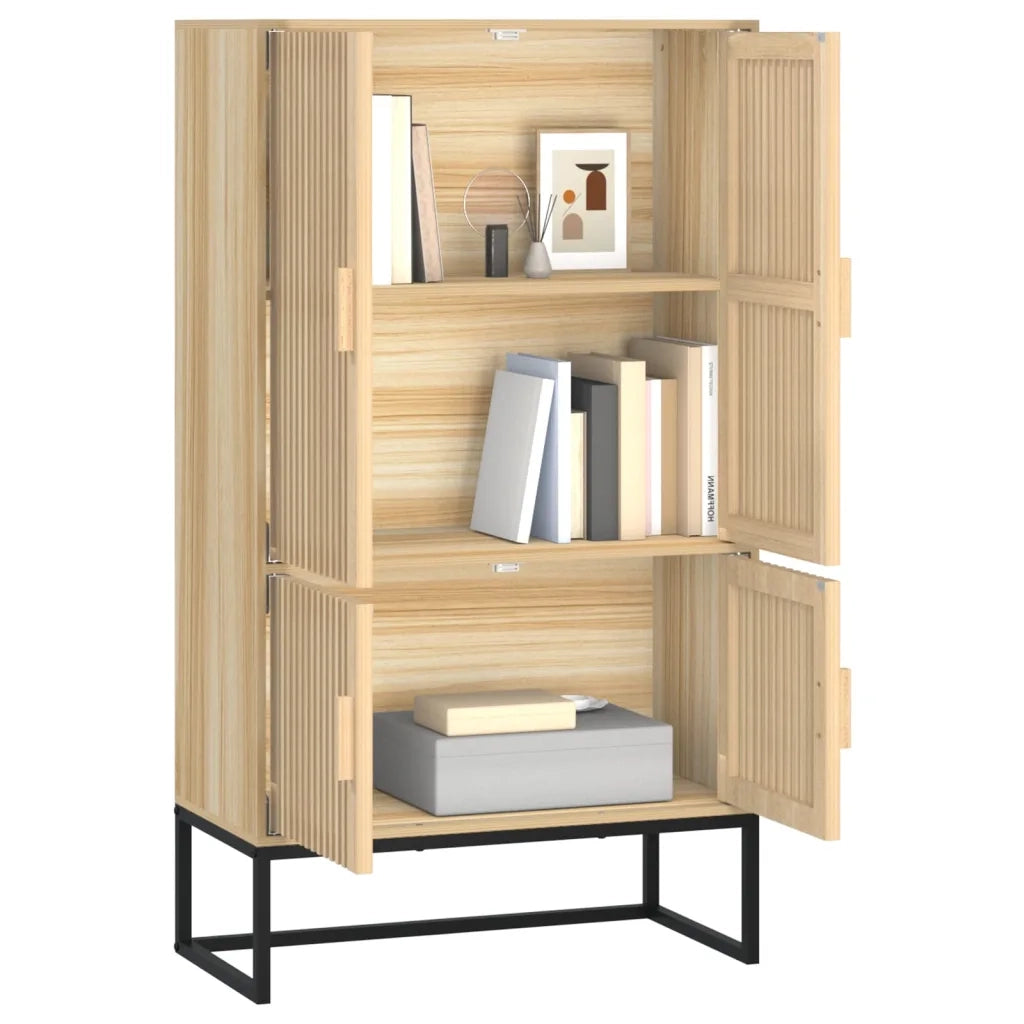 Credenza | Madia | Buffet da pranzo | Armadio da pranzo 70x35x125 cm in Legno Multistrato