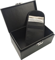 Box di blocco segnale per chiavi di auto - Box di blocco segnale doppia per chiavi di auto con RFID portachiavi - Box di blocco segnale per chiavi di auto a lunga durata 

Modello: 
Specifica tecnica: 
Codice prodotto: