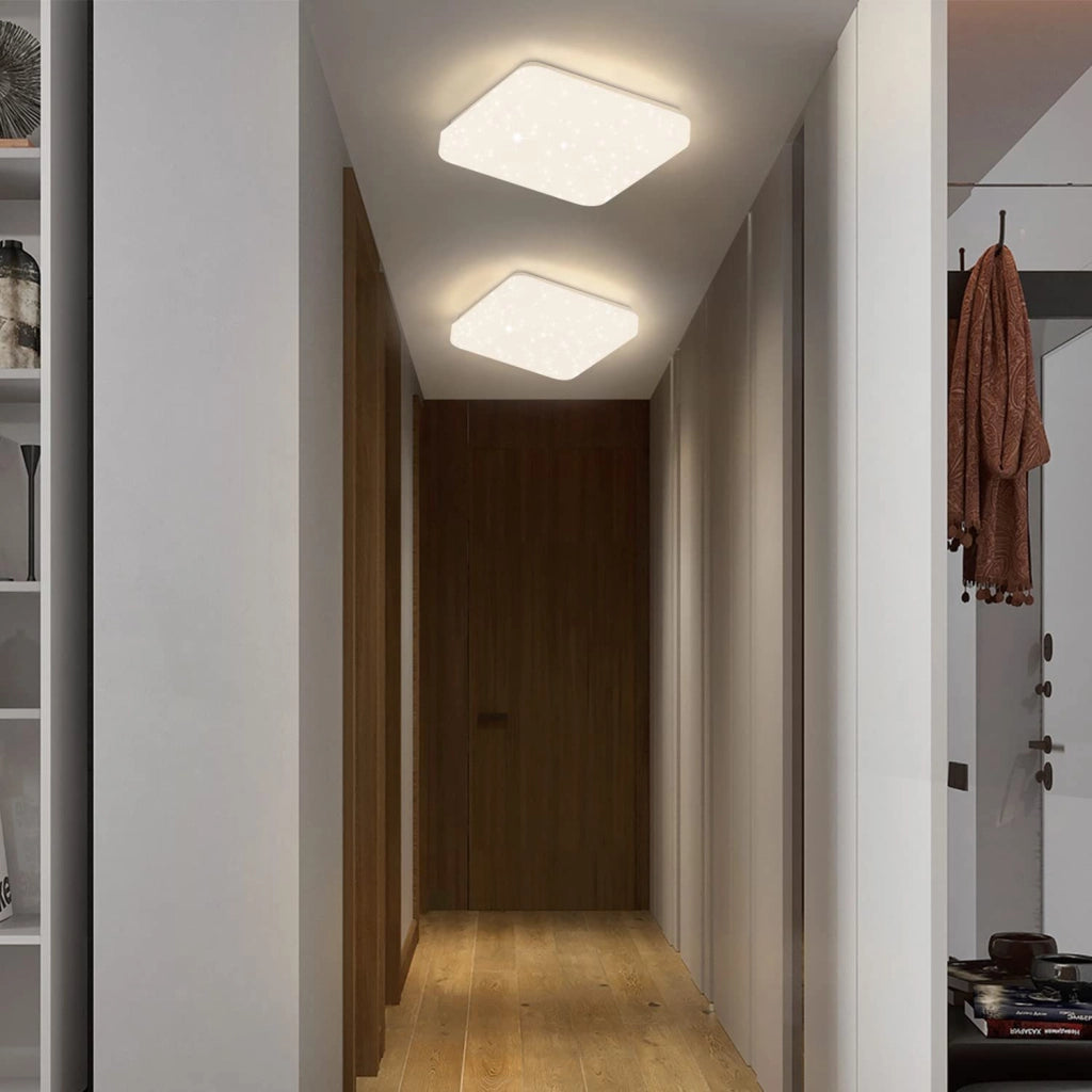 ZMH Lampada da soffitto plafoniera LED moderna forma stella 21 cm per soggiorno camera letto