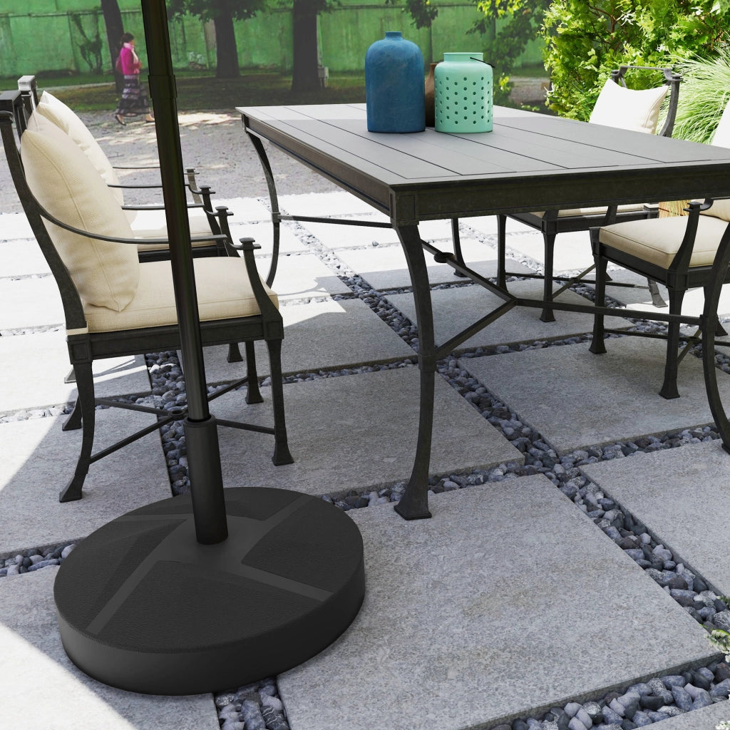 Base per Ombrellone Riempibile ¨C Zephmum ¨C Nero ?56x40 cm