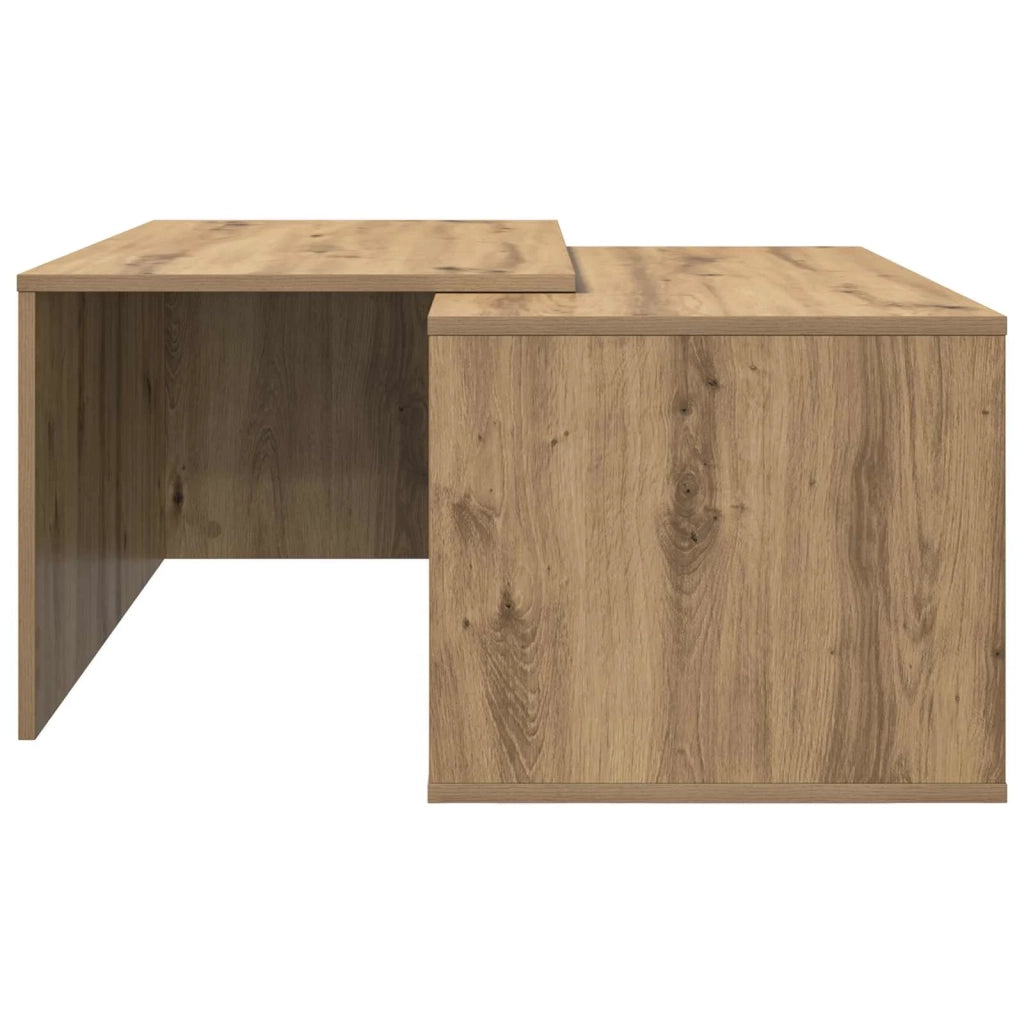 Set di Tavolini da Caffè 2 pcs Rovere artigianale 8000267