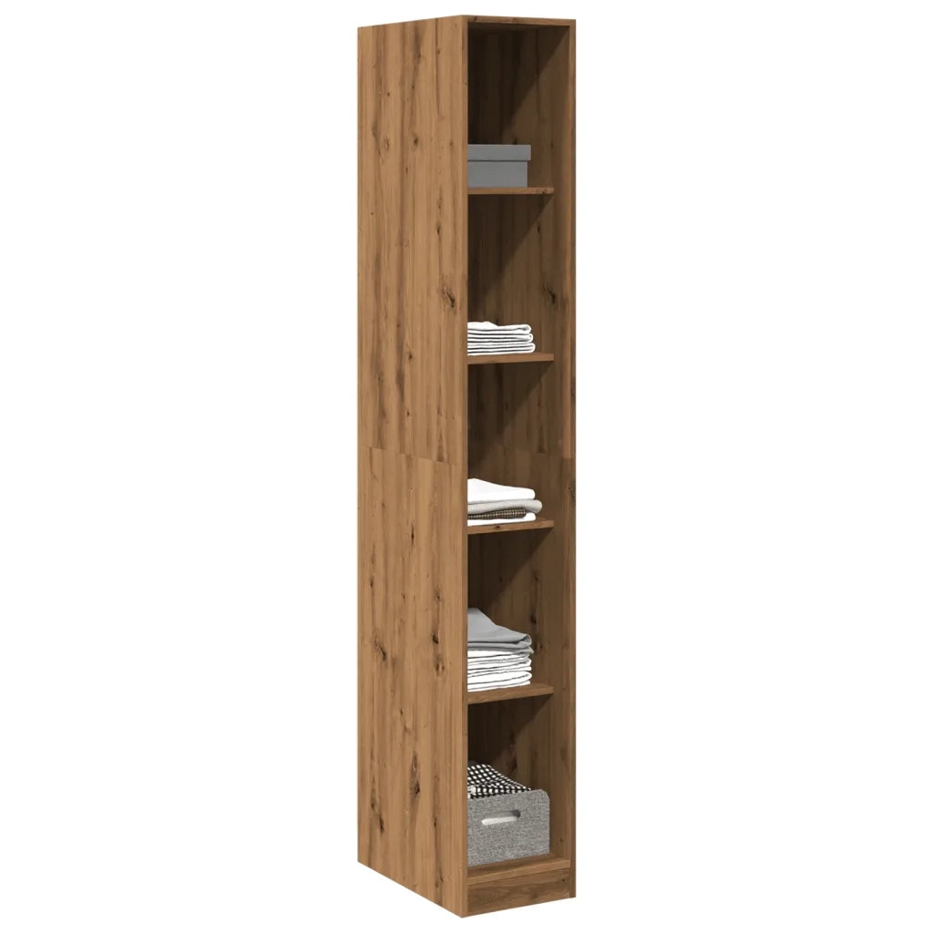 Armadio Rovere Artigianale 30x50x200 cm in Legno tecnico CFW1693359