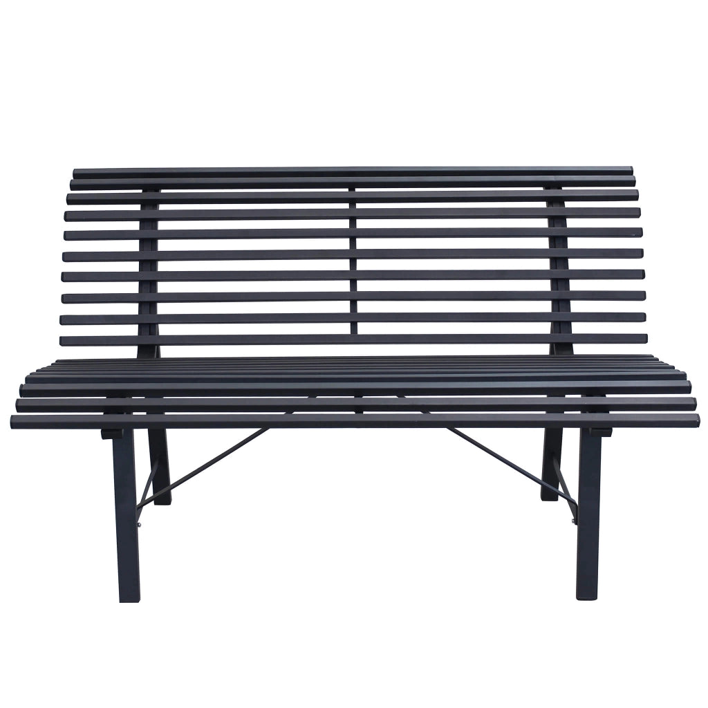 Panca da Giardino 2 posti in Acciaio cm 130x75x79 - DALY