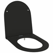 Sedile del WC Nero 47 x 36 x 3,4 cm Duroplast CFW2521492