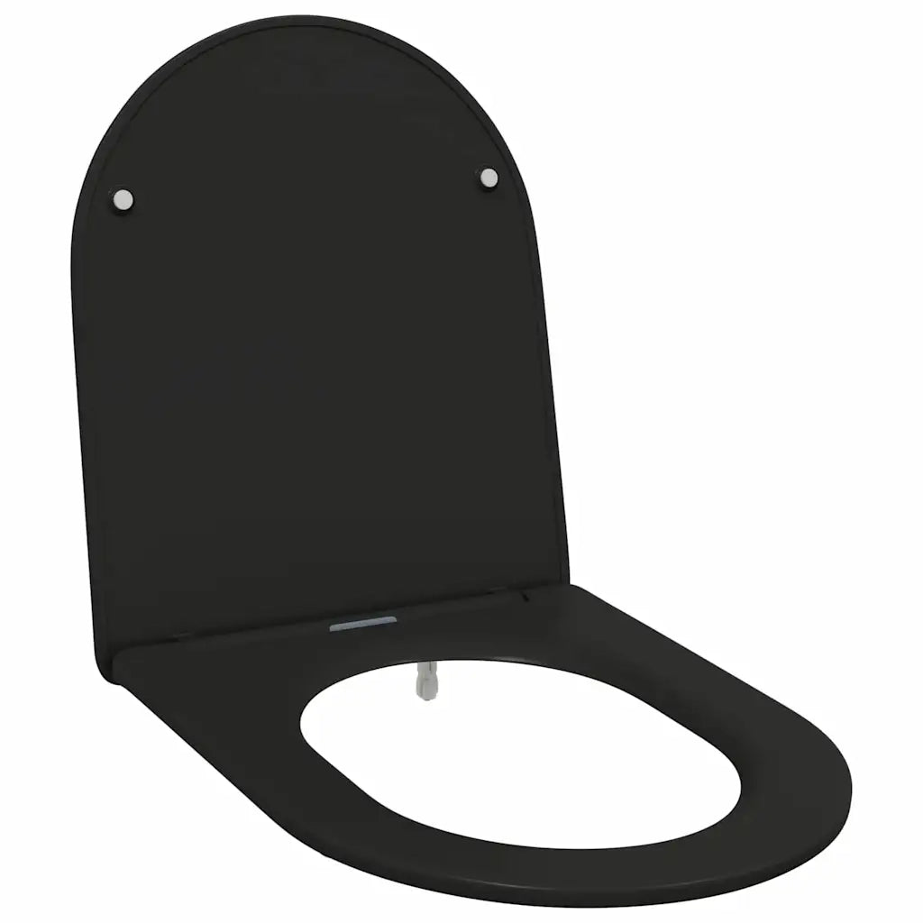 Sedile del WC Nero 47 x 36 x 3,4 cm Duroplast CFW2521492