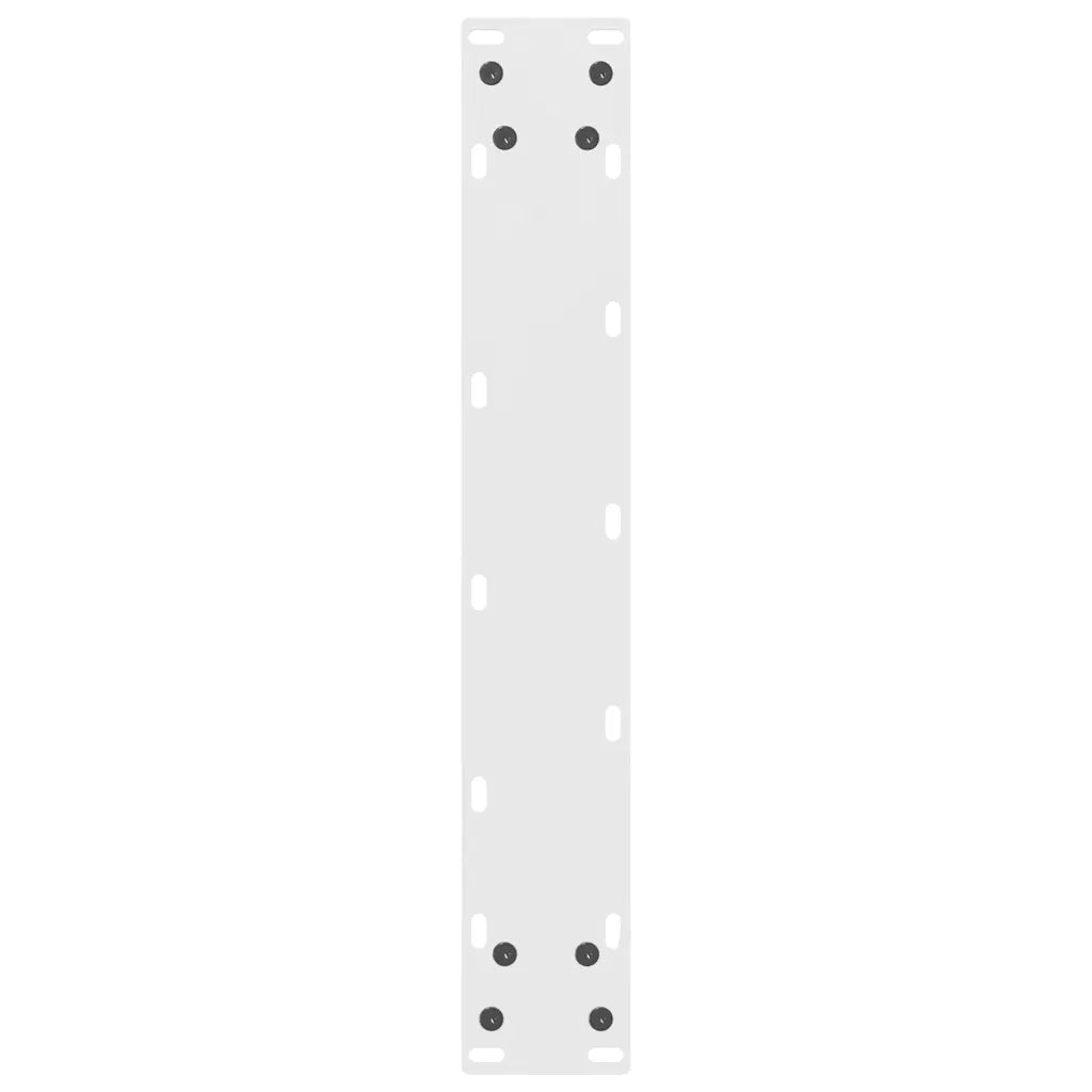 vidaXL Gambe per tavolo da bar bianche 2 pz 50x(110-111) cm in acciaio