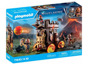 PLAYMOBIL Novelmore 71643 Carro d'Assalto con Cannone 3 Cavalieri Guerrieri di Burnham Accessori per Battaglie anni 4-10