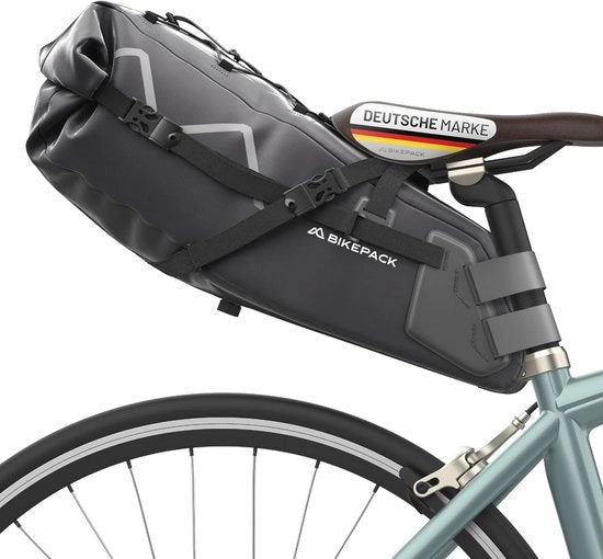 Zaini per Bicicletta - 15 Litri Impermeabili Borsa per Bicicletta senza Porta-bagagli per Bicicletta da Gravel e da Corsa