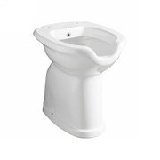 Vaso/bidet disabili con erogatore e scarico a pavimento