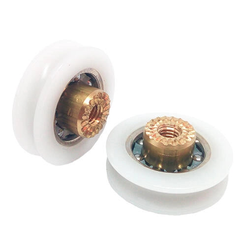 Cuscinetti per box doccia con scanalatura 22 Gipsy M4  kit 2 pezzi