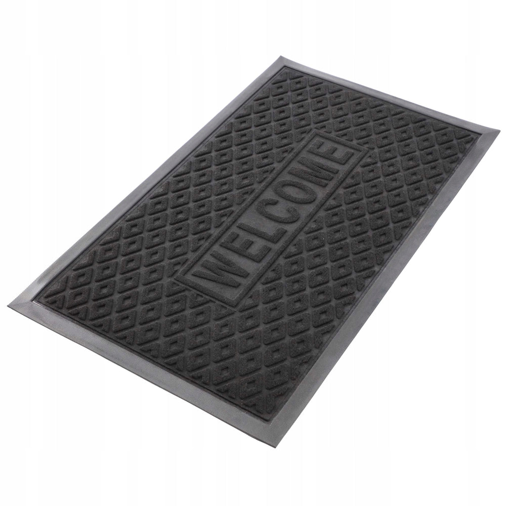 Zerbino d'ingresso KADAX per esterni e interni in gomma, 75x45 cm