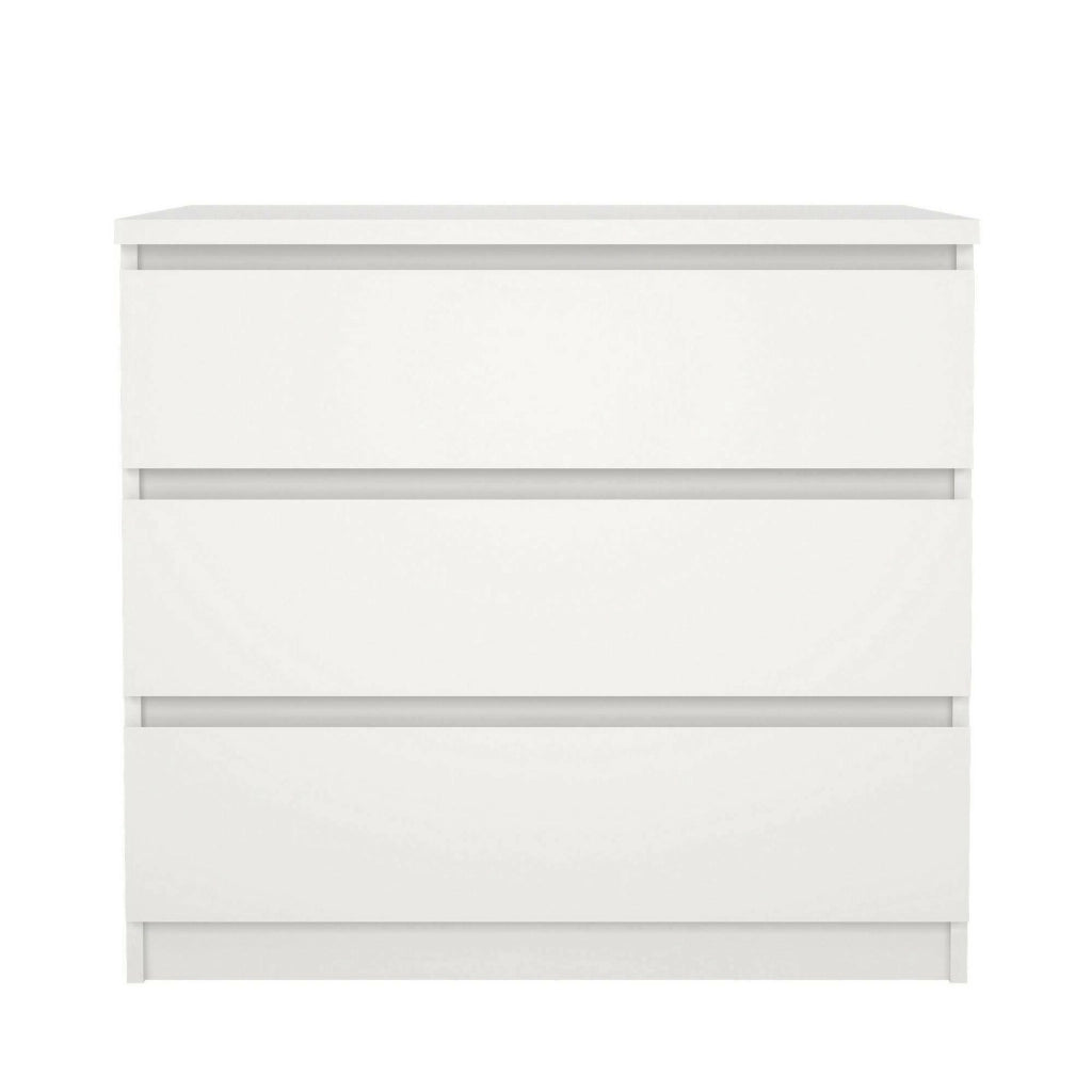 Cassettiera Artic, Settimino multiuso, Comò camera da letto, Mobile con cassetti, 77x50 h70 cm, Bianco