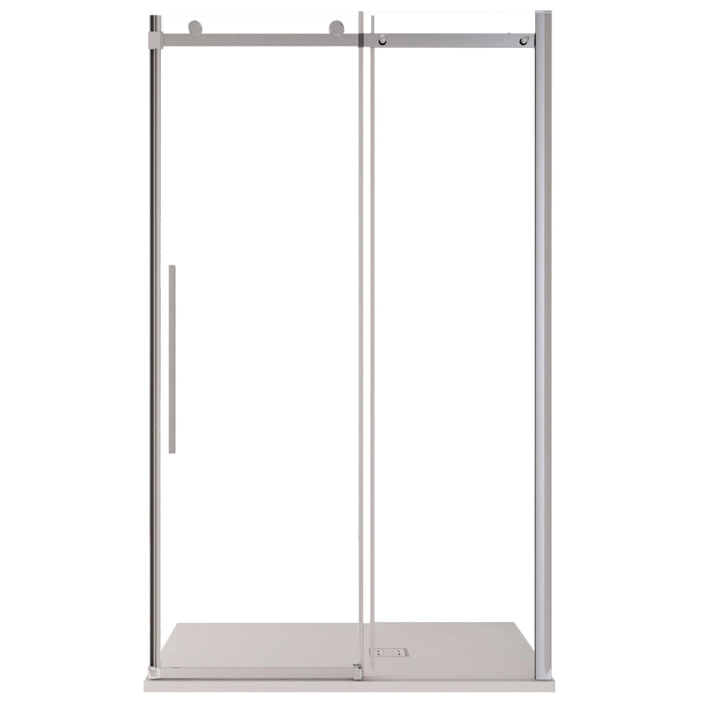 Porta Parete Doccia 120 cm 1 Anta Scorrevole in Cristallo Trasparente 8mm H195 Bonussi Selina