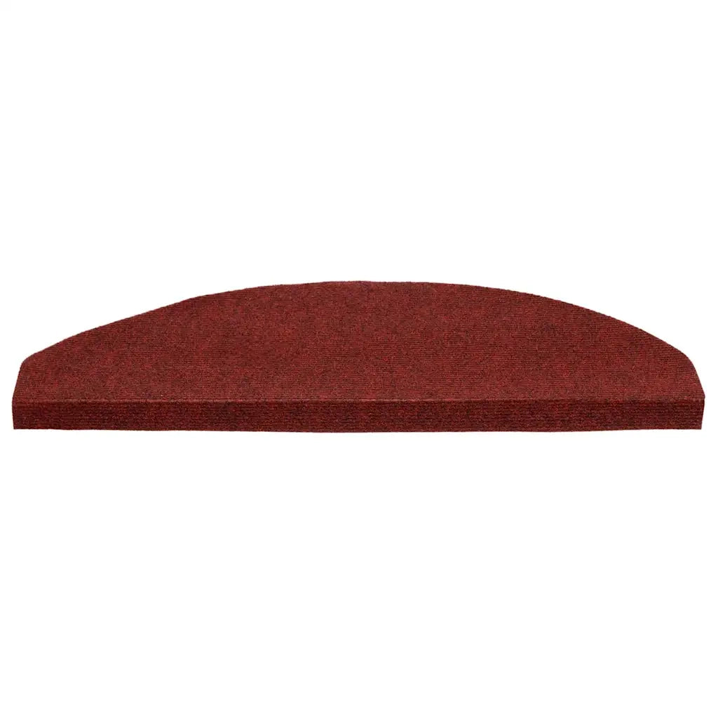 Tappetini Autoadesivi per Scale 15 pz 65x22,5x3,5 cm Rossi 136398
