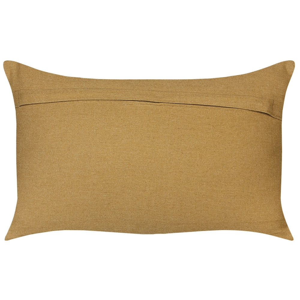 Set di 2 cuscini in iuta multicolore 30 x 50 cm stile orientale etnico kilim camera da letto soggiorno