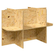 Base per Terrario Marrone 80 x 50 x 50 cm OSB CFW5312379