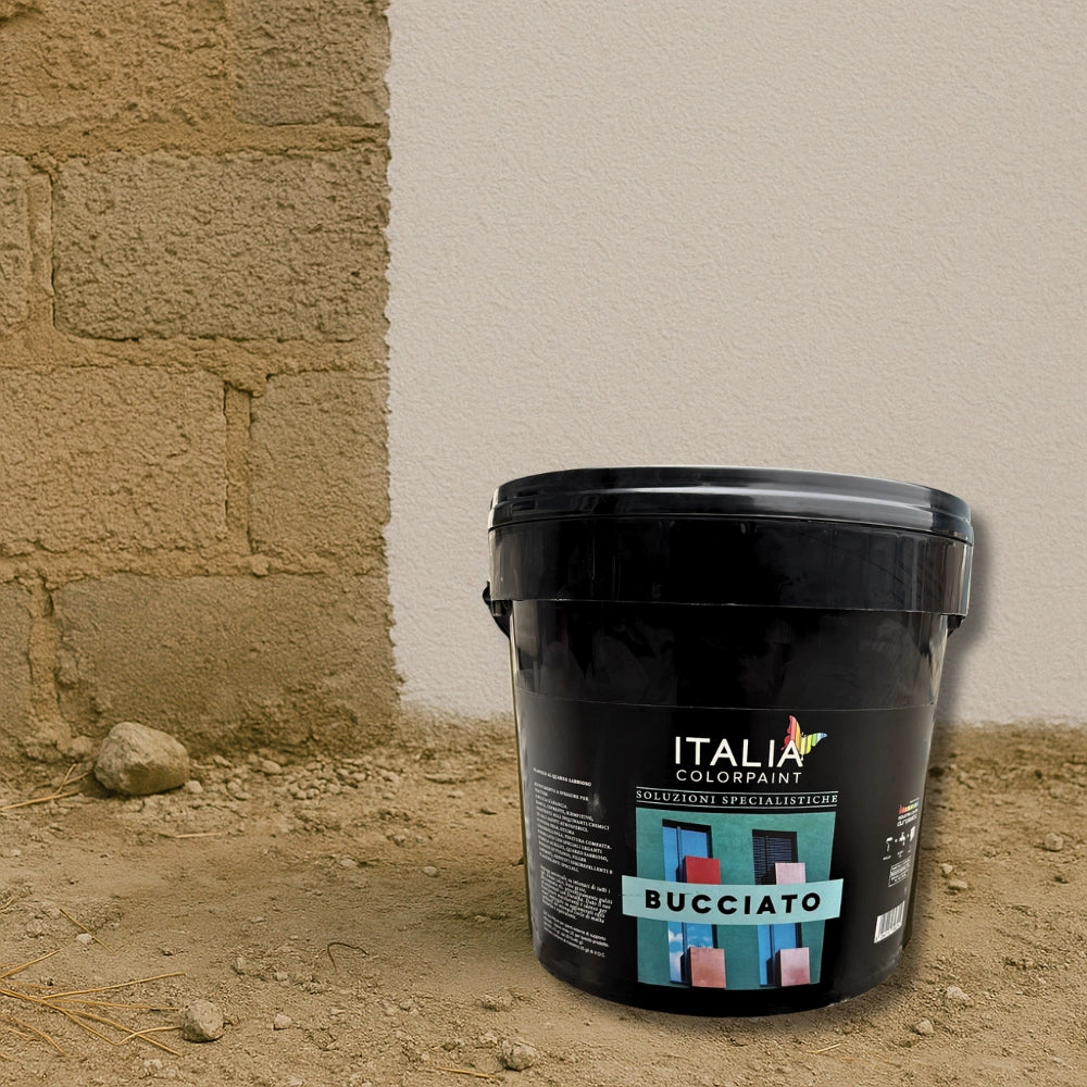 Bucciato quarzo plastico sabbioso buccia arancia vari formati italia colorpaint *** formato 14 lt, confezione 1
