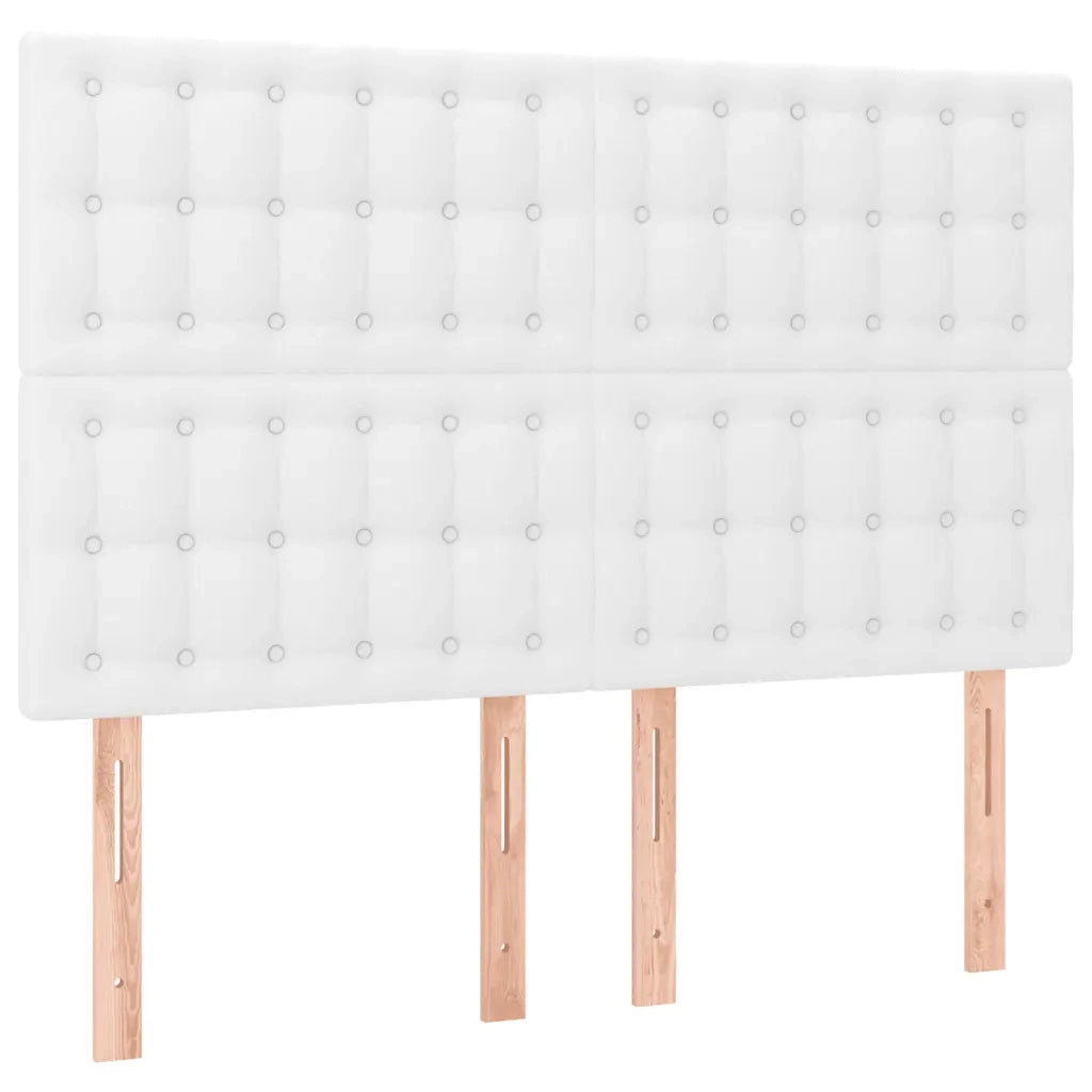 Giroletto a Molle con Materasso Bianco 140x200 cm in Similpelle 3137666