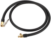 Adattore di valvola di sfogo per pompa di aria - Estensibile - Flessibile e facile da installare - Nero - 100 cm - Adatto per pneumatici e altri accessori