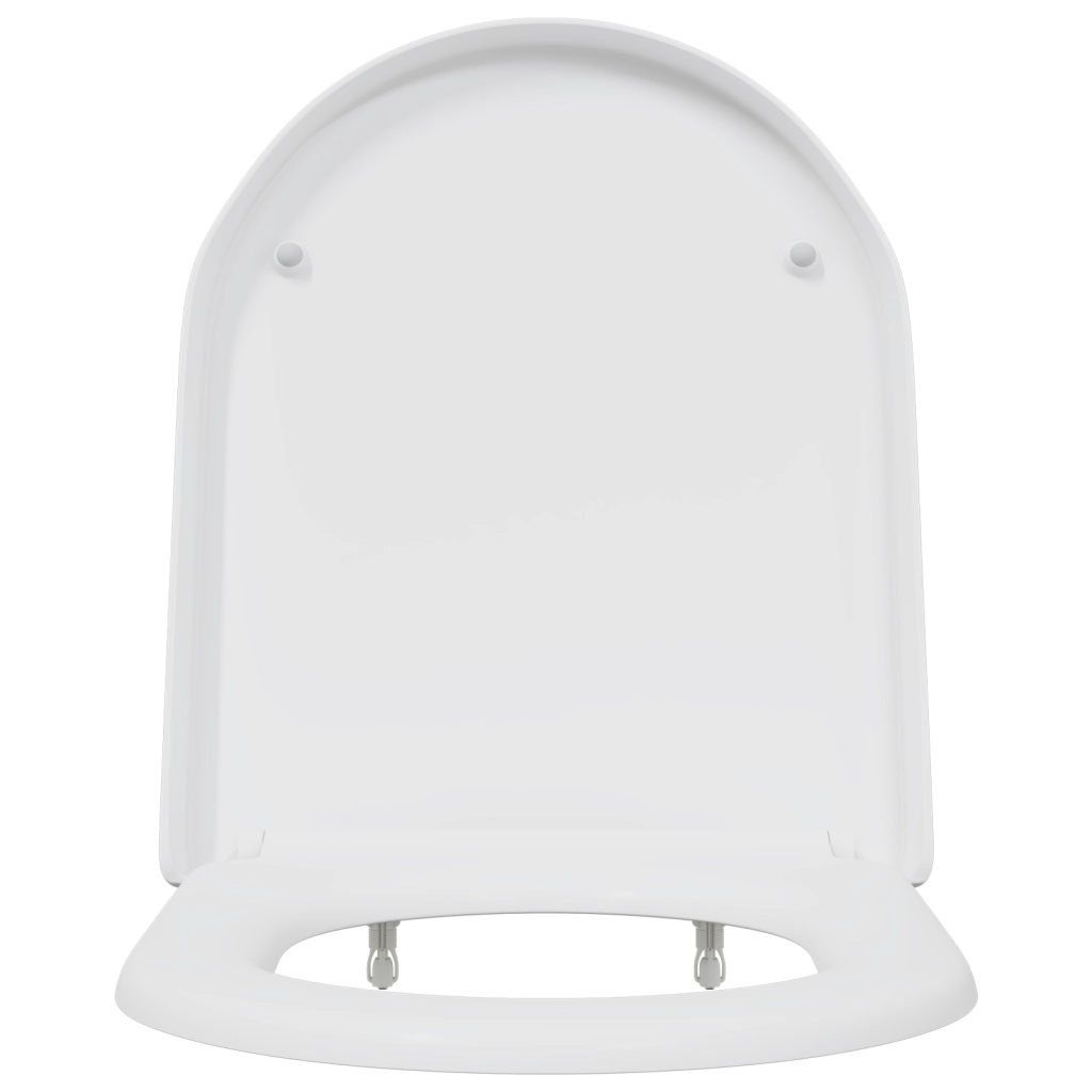 Sedile per Toilette a Rimozione Rapida con Soft Close Duroplast Bianco di