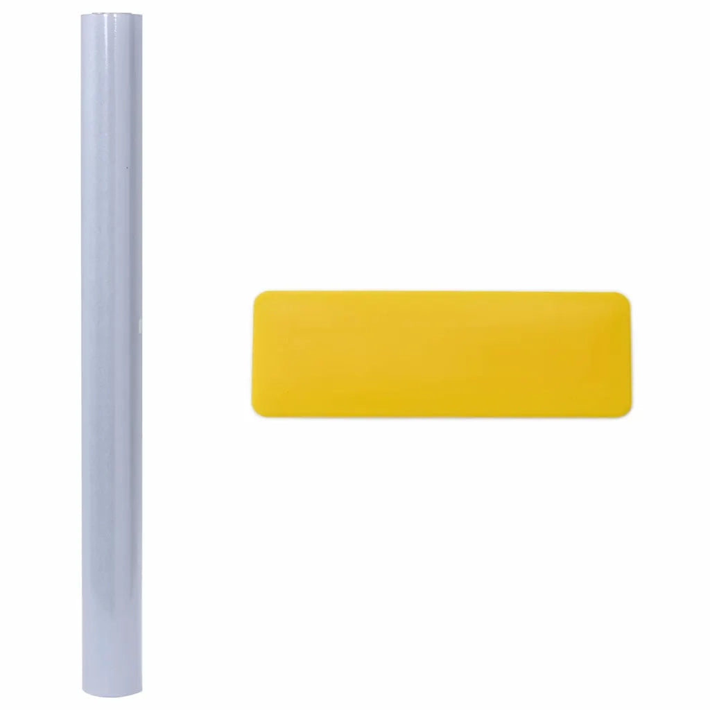 Pellicola statica per finestre Grigio Frosted 45 x 500 cm PVC 3394678