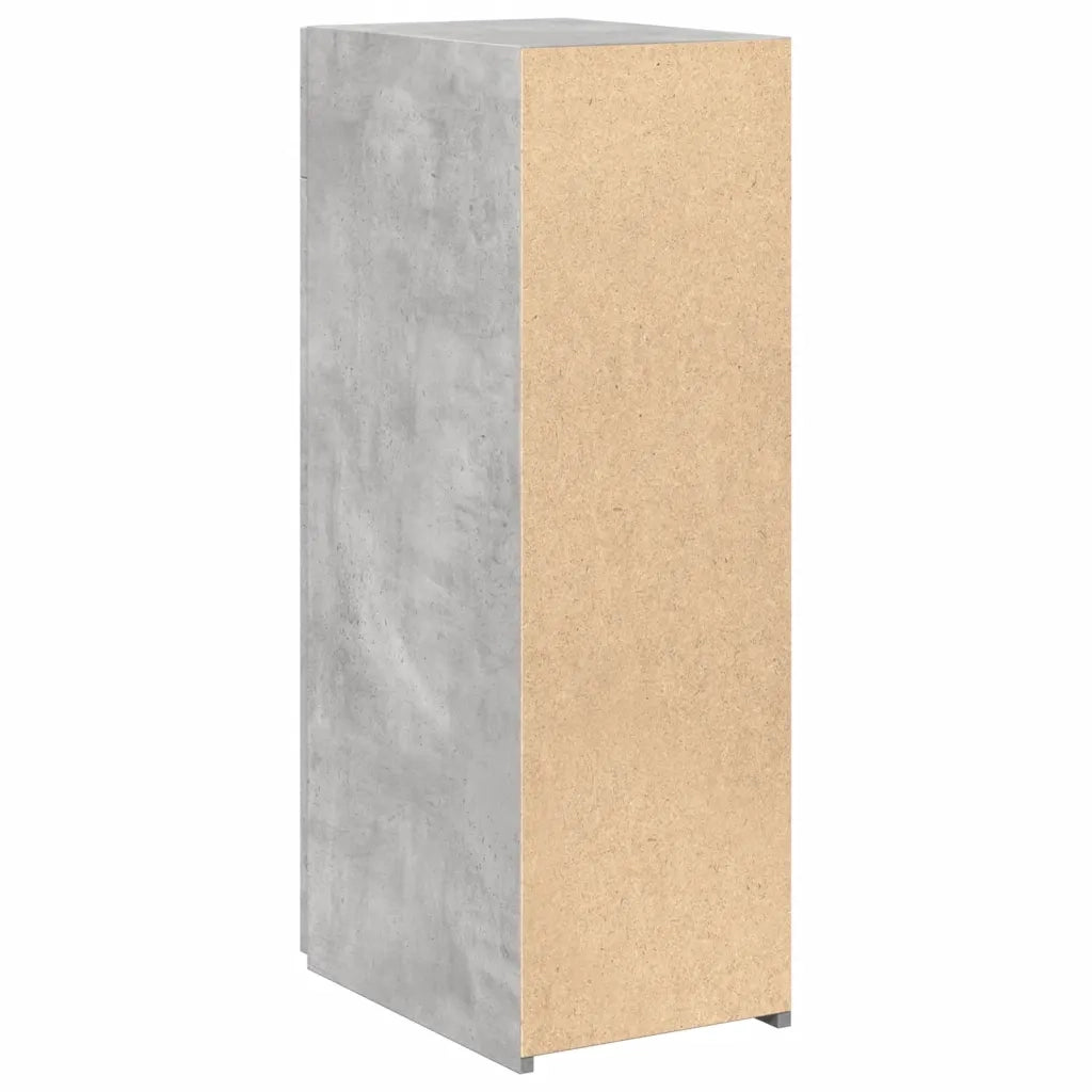 Credenza | Madia | Buffet da pranzo | Armadio da pranzo Grigio Cemento 30x42,5x93 cm in Legno Multistrato