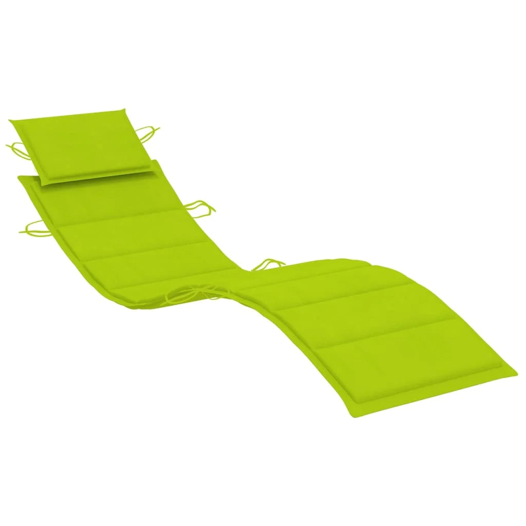 Lettino prendisole sedia a sdraio lettino prendisole letto da giardino mobili da esterno per patio con cuscino grigio legno massello di acacia 02_0012466
