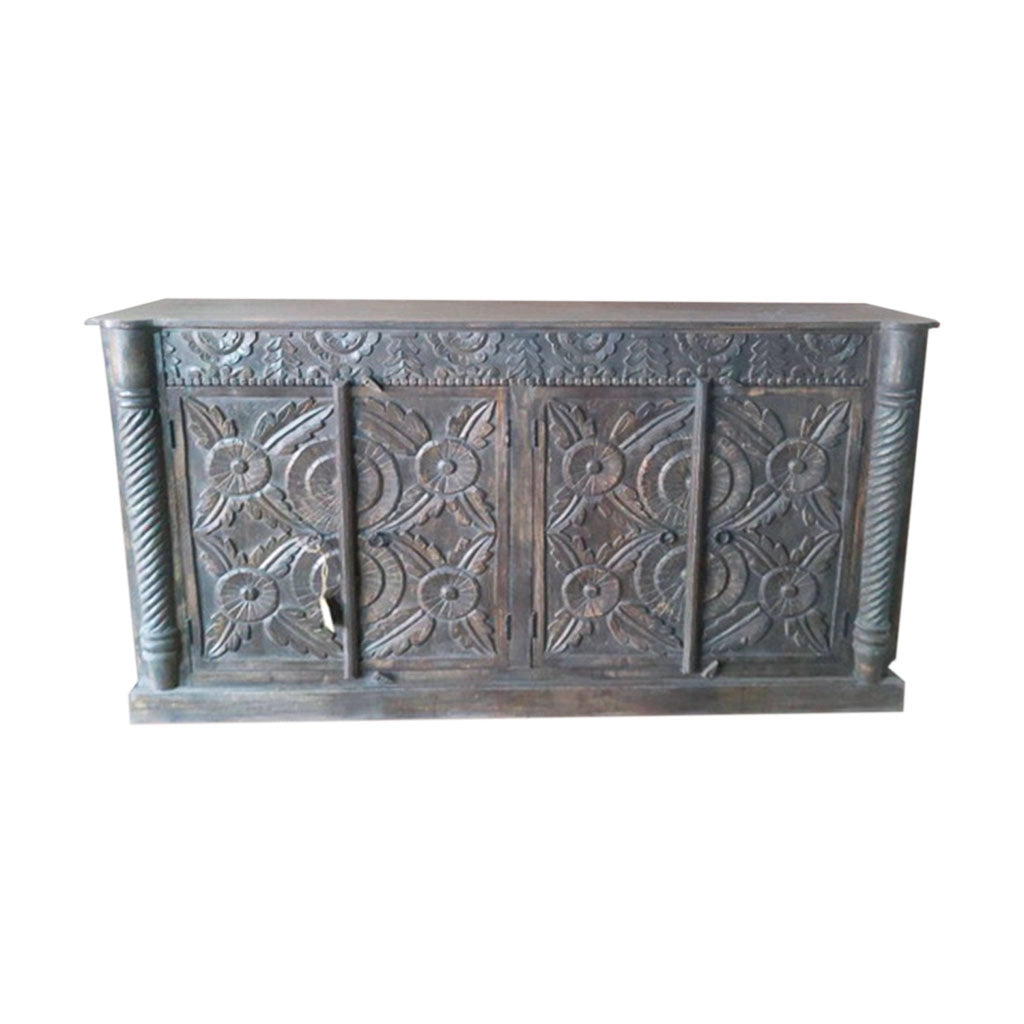Credenza in legno marrone 180x44x100h