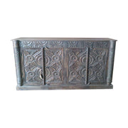 Credenza in legno marrone 180x44x100h