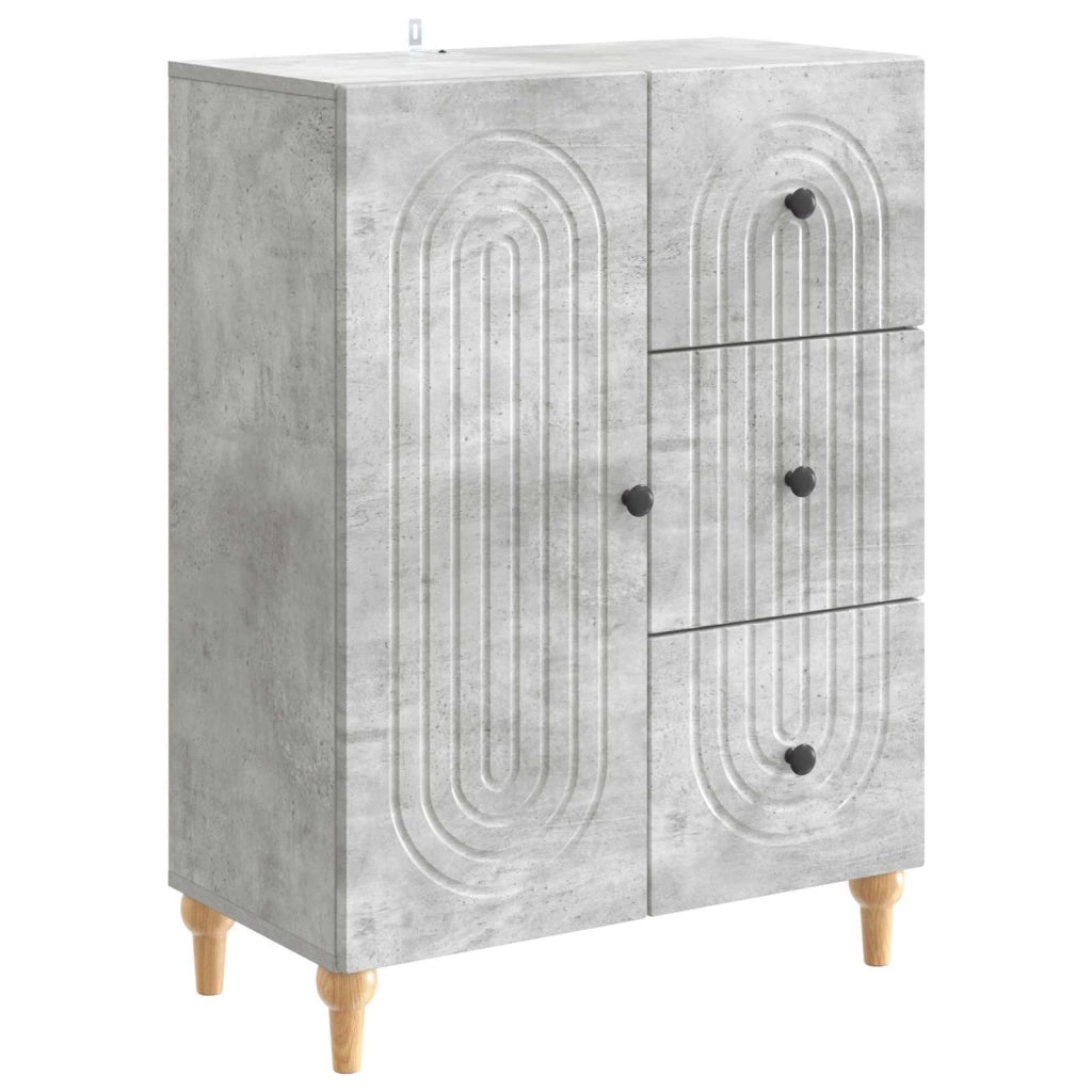 Credenza Grigio Cemento 66 x 34,5 x 90 cm Legno ingegnerizzato 894168