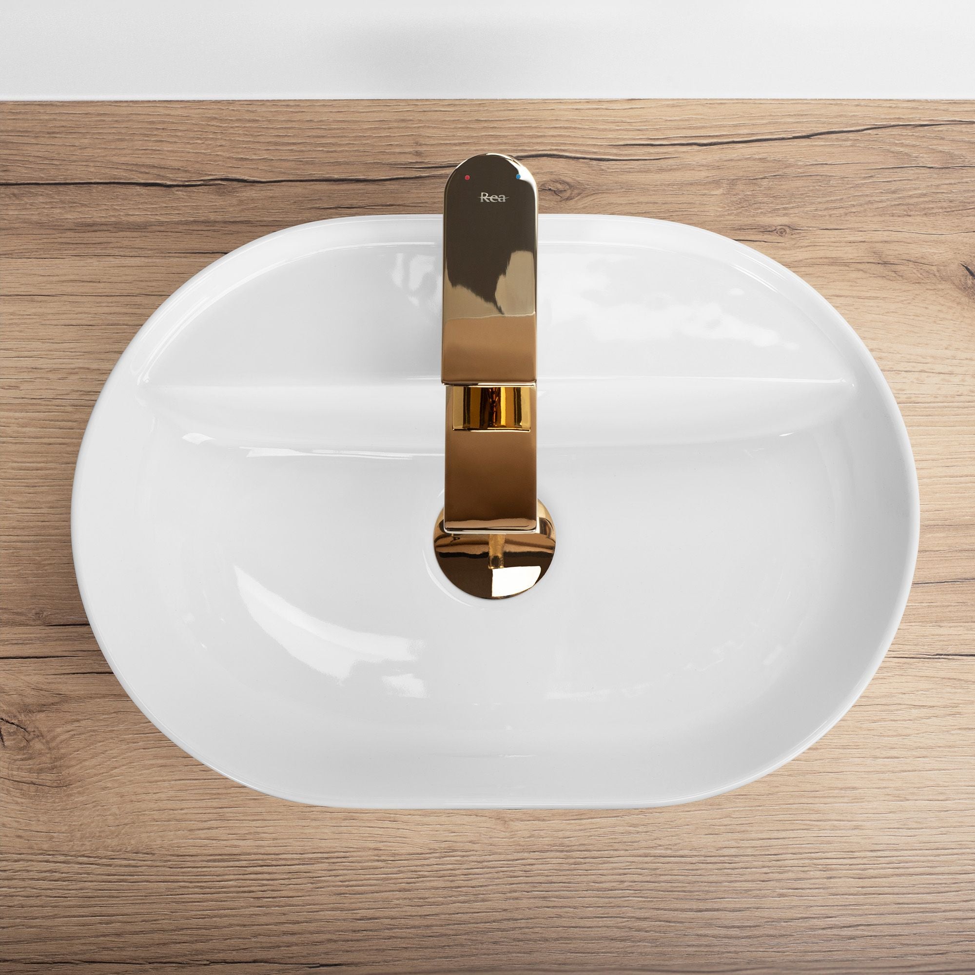 Lavabo Da Appoggio Rea Aura 42