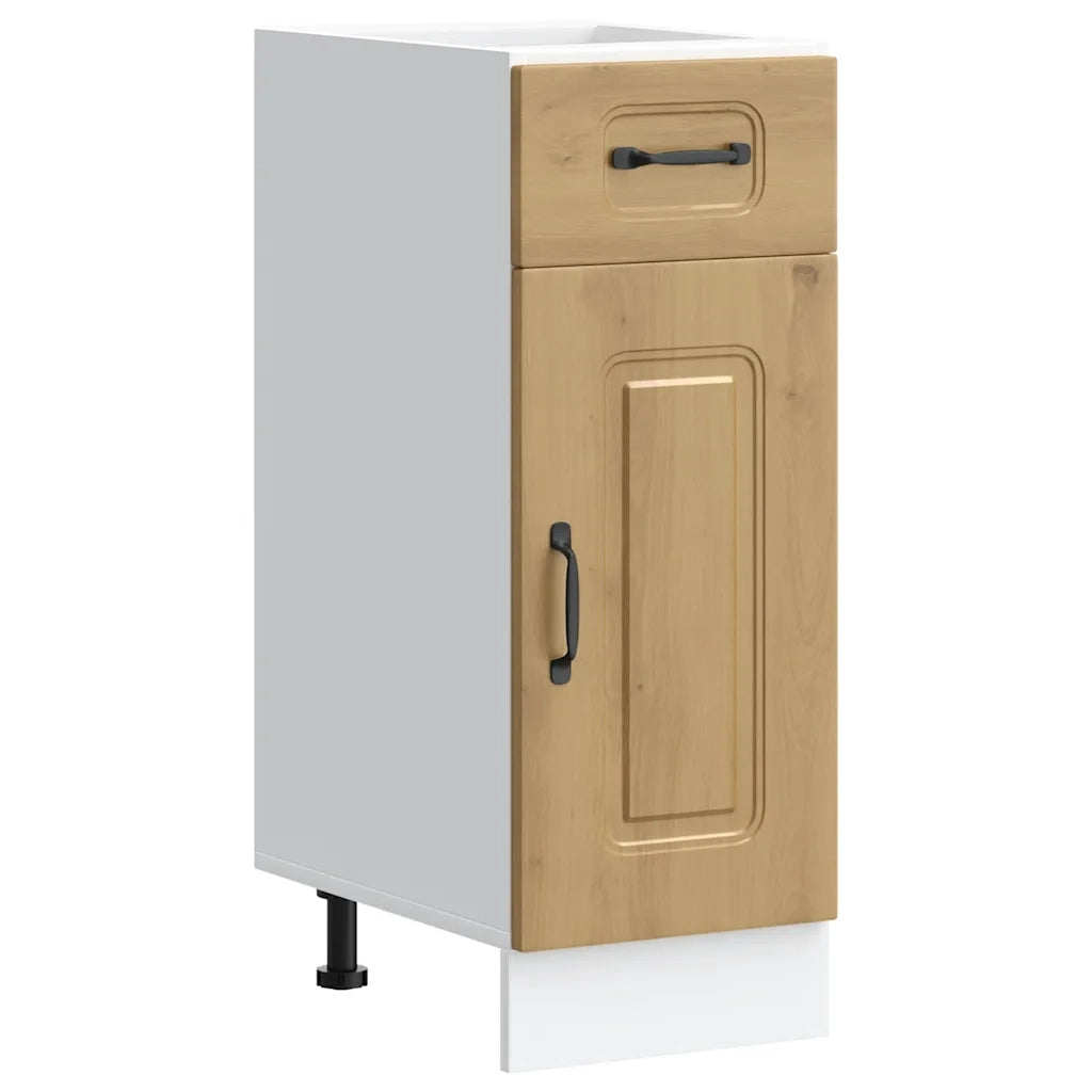 Base da Cucina Kalmar Rovere Artigianale in Legno Multistrato 853466