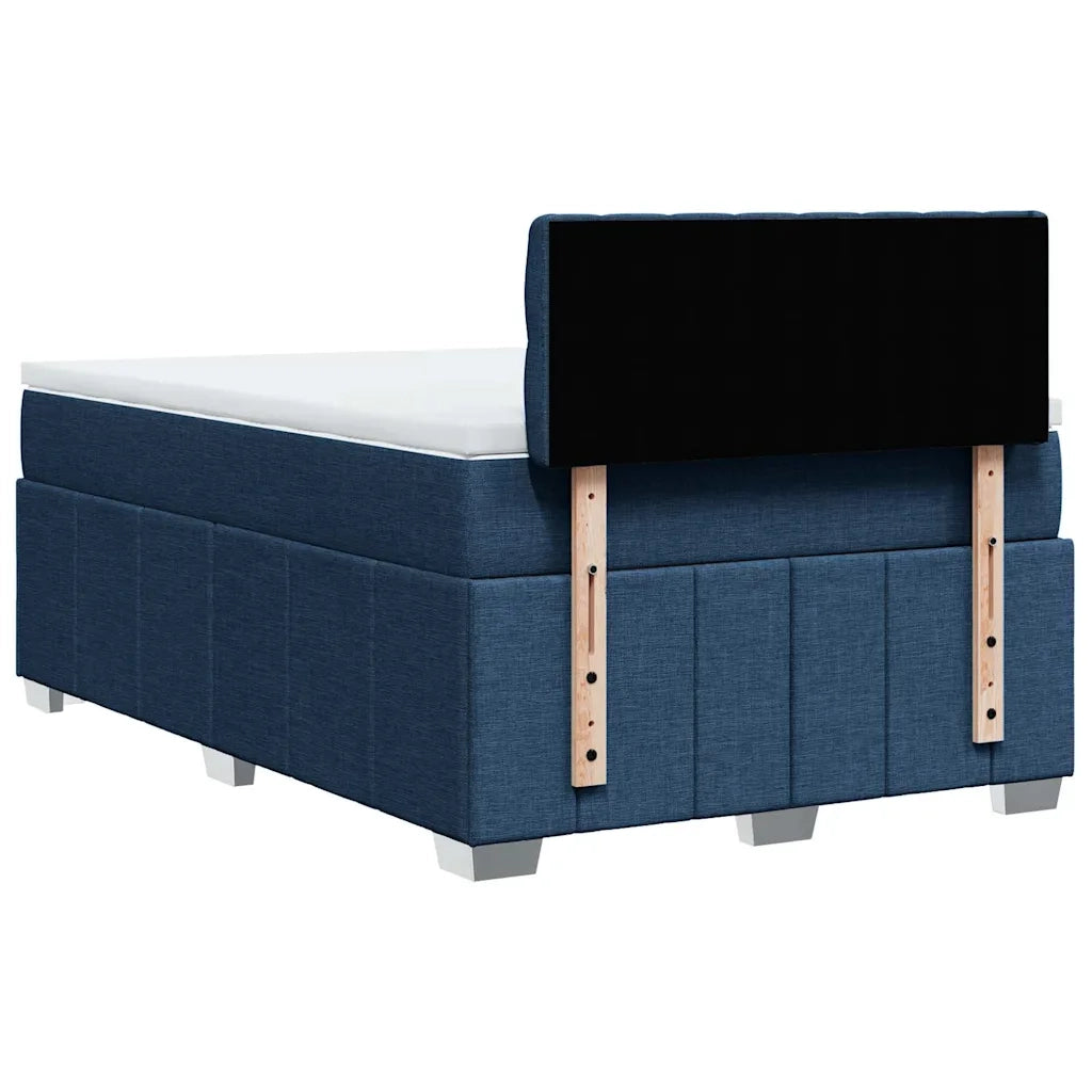 Giroletto a Molle con Materasso Blu 120x200 cm in Tessuto 3289348