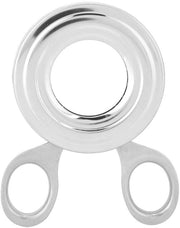 Snodo per uova in acciaio inossidabile - Taglia e apre le uova cotte - Utensile da cucina sostenibile - Argento - Apriuova per uova - Manuale