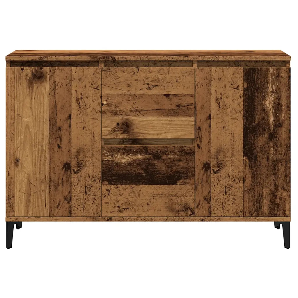 Credenza Legno Antico 102x35x70 cm in Legno Multistrato