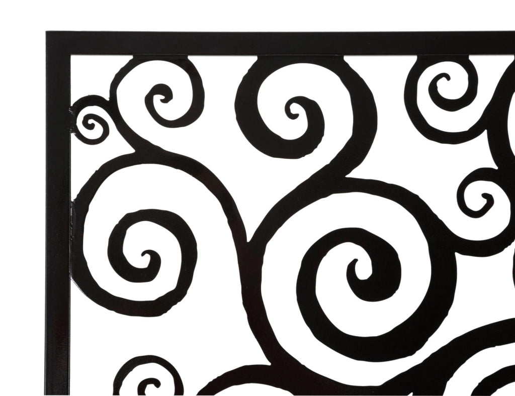 Pannello Decorativo 3D in Ferro Tree Design 100x1x100 cm