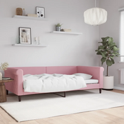 Letto da Giorno Rosa 100x200 cm in Velluto 354254