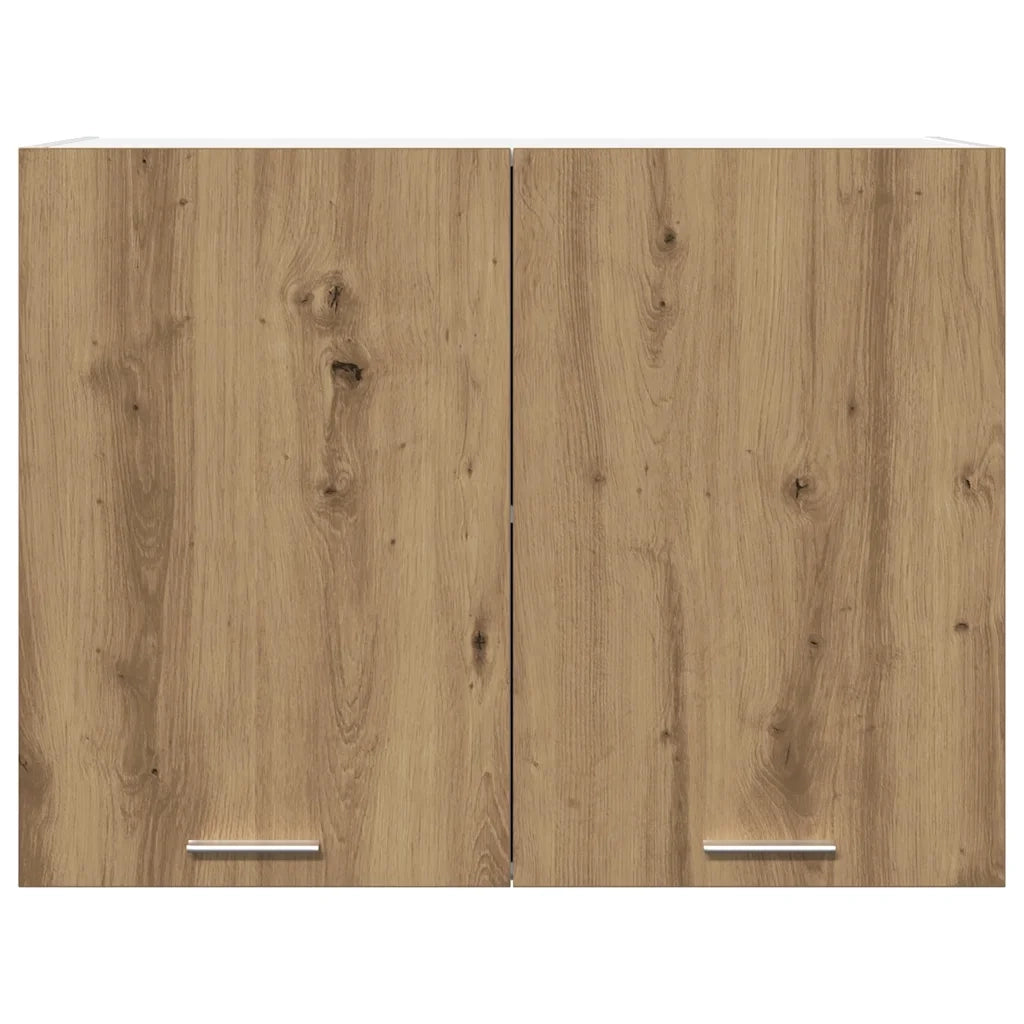 Pensile da cucina a parete 80 x 31 x 60 cm ampio spazio contenitivo finitura in rovere ingegnerizzato realizzato artigianalmente 02_0050758