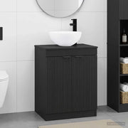 Set di mobili per il bagno Nero Legno ingegnerizzato 3404205
