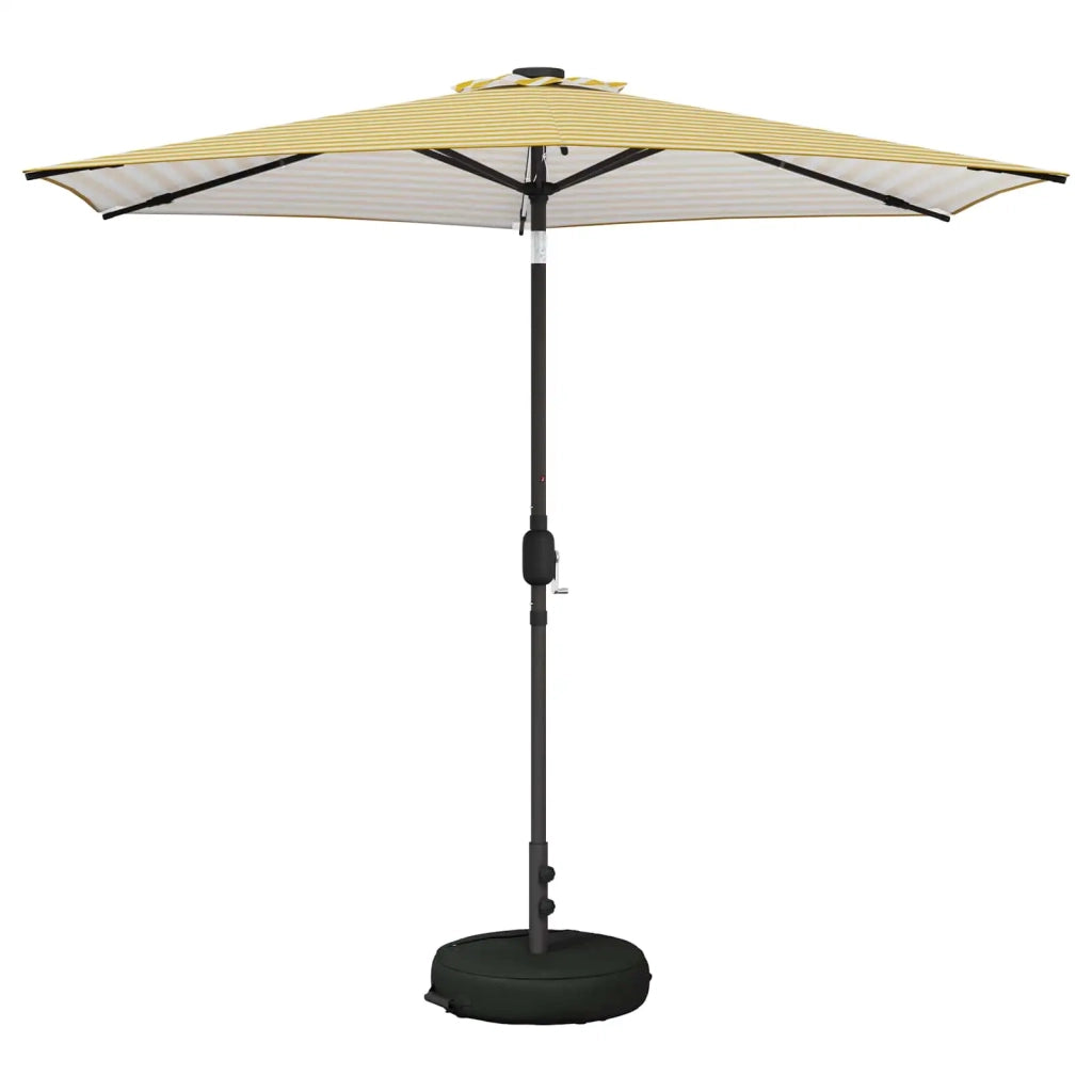 Parasol da Giardino con Luci LED 270 x 270 cm Poliestere 42036264