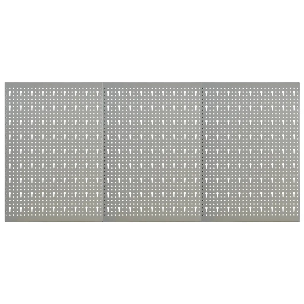 Pannelli per Utensili a Parete 3 pz 40x58 cm Acciaio cod mxl 73743