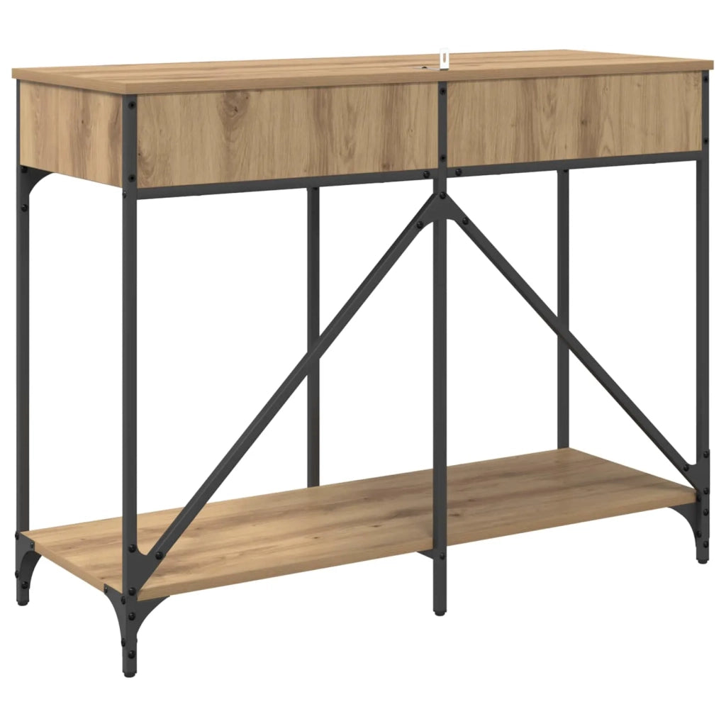 Tavolo consolle Rovere artigianale 100 x 39 x 78,5 cm