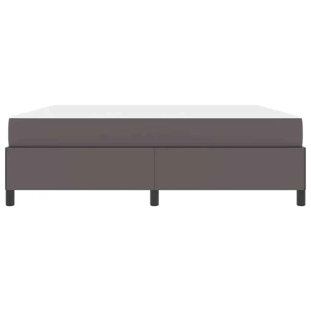 vidaXL Struttura letto con materasso con materasso Grigio 180 x 200 cm